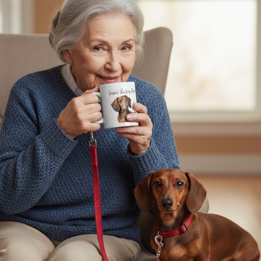 Dackel Browns Tasse PERSONALISIEREN