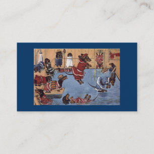 Dackel-Brüter-Geschäfts-Karte Vintag Visitenkarte