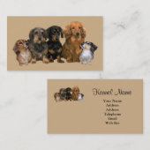 Dackel-Brüter-Geschäfts-Karte Visitenkarte (Vorne/Hinten)