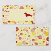 Dackel-Brüter-Geschäfts-Karte Visitenkarte (Vorne/Hinten)