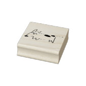 Dackel Bull Terrier Doodle Gummistempel (Stempel)
