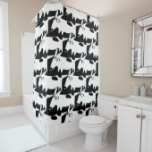 Dackel Bull Terrier Doodles Duschvorhang (Beispiel)