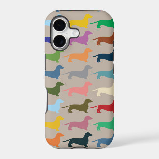 Dackel bunter Iphone Kasten