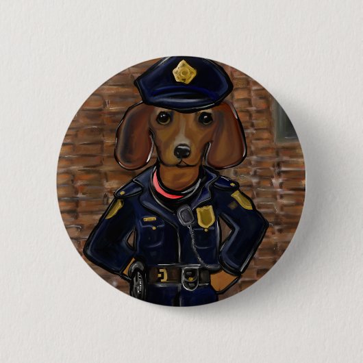 Dackel Button (Vorderseite)