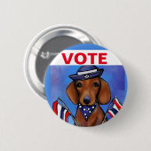 Dackel Button (Vorne & Hinten)