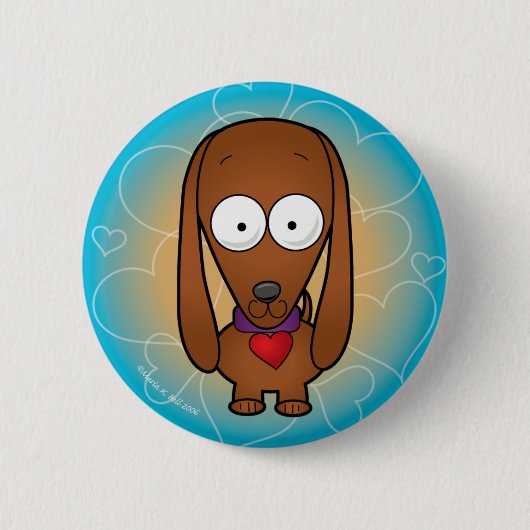 Dackel Button (Vorderseite)