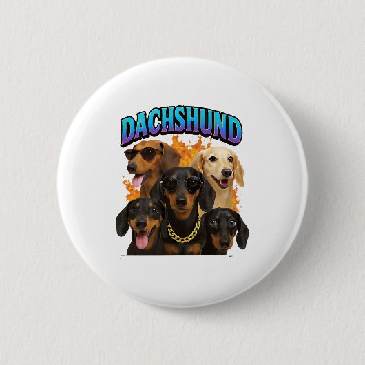 Dackel Button (Vorderseite)