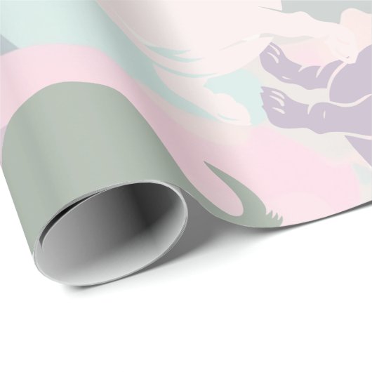 Dackel Camouflage Geschenkpapier (Rolleneckpunkt)