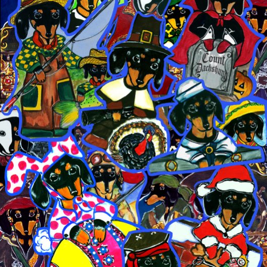 Dackel Cartoon Decke