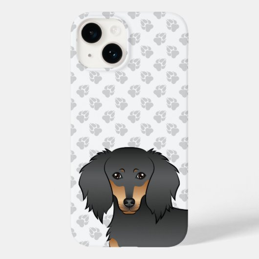 Dackel Cartoon Dog Case-Mate iPhone Hülle (Rückseite)