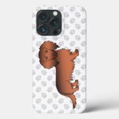Dackel Cartoon Dog & Paws Case-Mate iPhone Hülle (Rückseite)