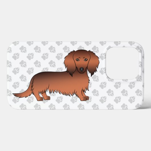 Dackel Cartoon Dog & Paws Case-Mate iPhone Hülle (Rückseite (Horizontal))