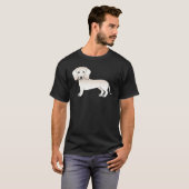 Dackel Cartoon Dog T-Shirt (Vorne ganz)