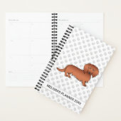 Dackel Cartoon Dog & Text Planer (Anzeige)