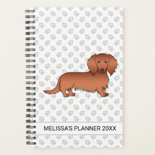 Dackel Cartoon Dog & Text Planer