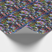 Dackel Cartoon Geschenkpapier (Ecke)