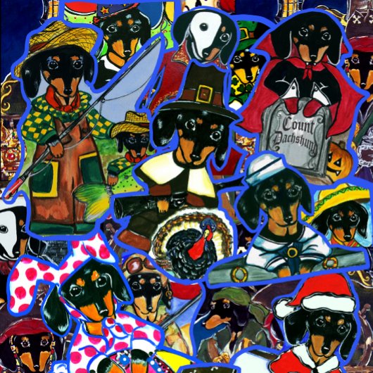 Dackel Cartoon Golf Headcover