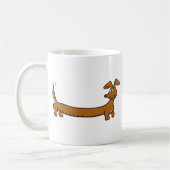 DACKEL-Cartoon Kaffeetasse (Links)