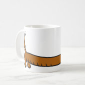 DACKEL-Cartoon Kaffeetasse (Vorderseite Links)