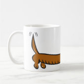 DACKEL-Cartoon Kaffeetasse (Links)