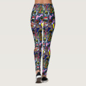 Dackel Cartoon Leggings (Rückseite)