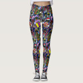 Dackel Cartoon Leggings (Vorderseite)