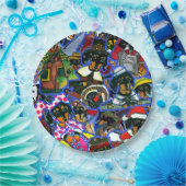 Dackel Cartoon Pappteller (Party)