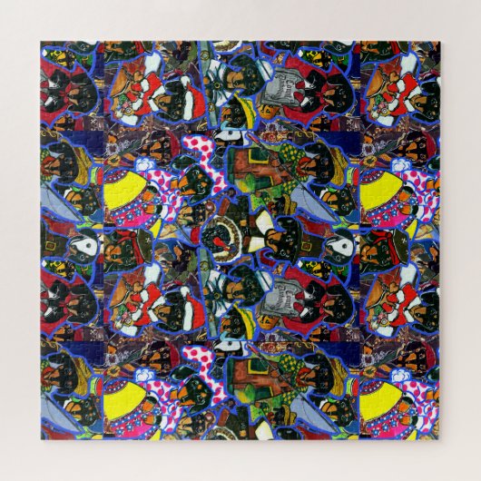 Dackel Cartoon Puzzle (Horizontal)