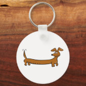 DACKEL-Cartoon Schlüsselanhänger (Vorderseite)