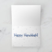 Dackel-Chanukka-Karte Feiertagskarte (Innenseite)