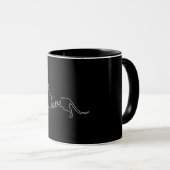 Dackel Chiweenie Dackel Hund Liebe Kunst, Dichtung Tasse (VorderseiteRechts)
