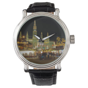 Dackel Christkindlmarkt Armbanduhr