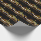 Dackel Christkindlmarkt Geschenkpapier (Ecke)