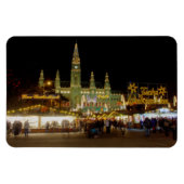 Dackel Christkindlmarkt Magnet (Horizontal)