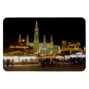 Dackel Christkindlmarkt Magnet