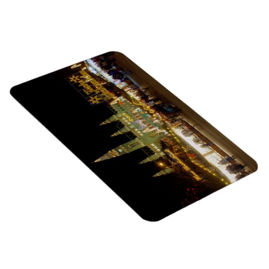 Dackel Christkindlmarkt Magnet (Rechte Seite)