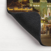 Dackel Christkindlmarkt Mousepad (Ecke)