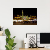 Dackel Christkindlmarkt Poster (Heimbüro)