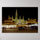 Dackel Christkindlmarkt Poster (Vorne)