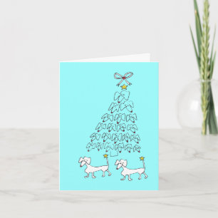 DACKEL CHRISTMAS CARD FEIERTAGSKARTE