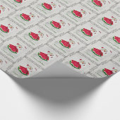 Dackel Christmas Caroler Geschenkpapier (Ecke)