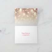 Dackel Christmas Puppy Grußkarte Karte (Innenseite)