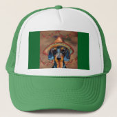 Dackel Cinco de Mayo Truckerkappe (Vorderseite)