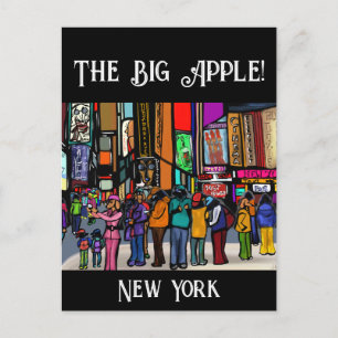 Dackel City - NEW YORK Postkarte