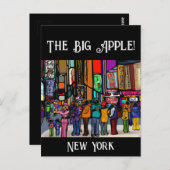 Dackel City - NEW YORK Postkarte (Vorne/Hinten)