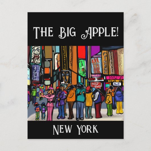 Dackel City - NEW YORK Postkarte (Vorderseite)