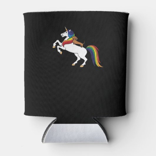 Dackel Classic T - Shirt Dosenkühler (Vorderseite)