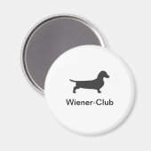 Dackel-Club-Magnet Magnet (Vorderseite/Rückseite)