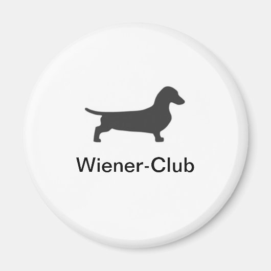 Dackel-Club-Magnet Magnet (Vorne)