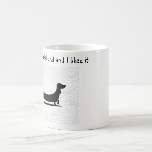 Dackel Coffee Tasse Weiner Dog Geschenk (Mittel)